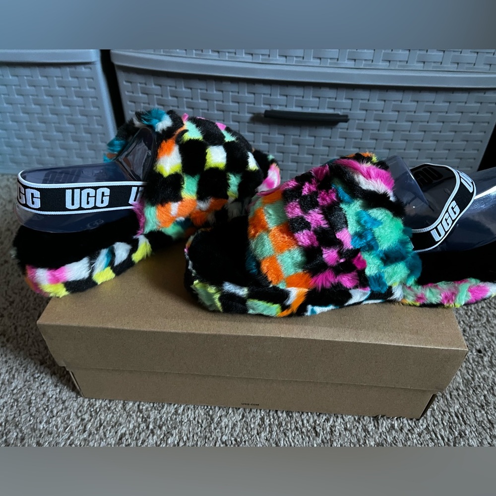 Ugg sling back slides (Fluff yeah)